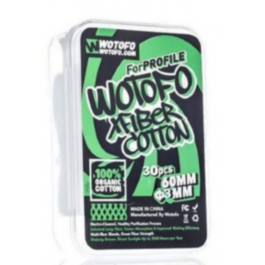 Algodão Xfiber Cotton 3MM – Wotofo
